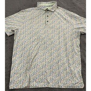 Walter Hagen Golf Shirt Mens XL Lemons All Over Print Polo Country Club